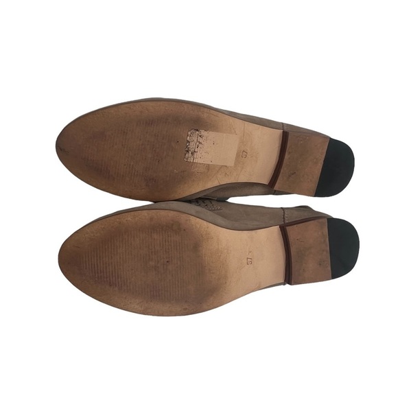 H&M Brown Suede Slip On Flat Loafer Size 37 Women's - Picture 9 of 9